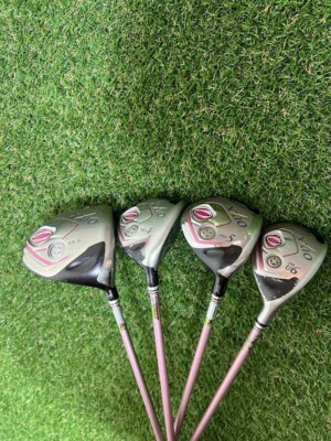 Ladies DUNLOP XXIO DRIVER Fairway Wood Hybrid Utility 4pcs Set  