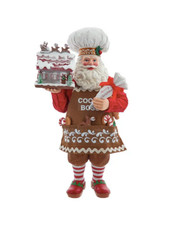 Kurt Adler Christmas Santa Decorating Gingerbread House New 2025 Fabriche FA0223