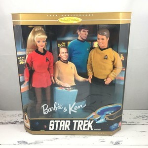star trek 30th anniversary barbie and ken