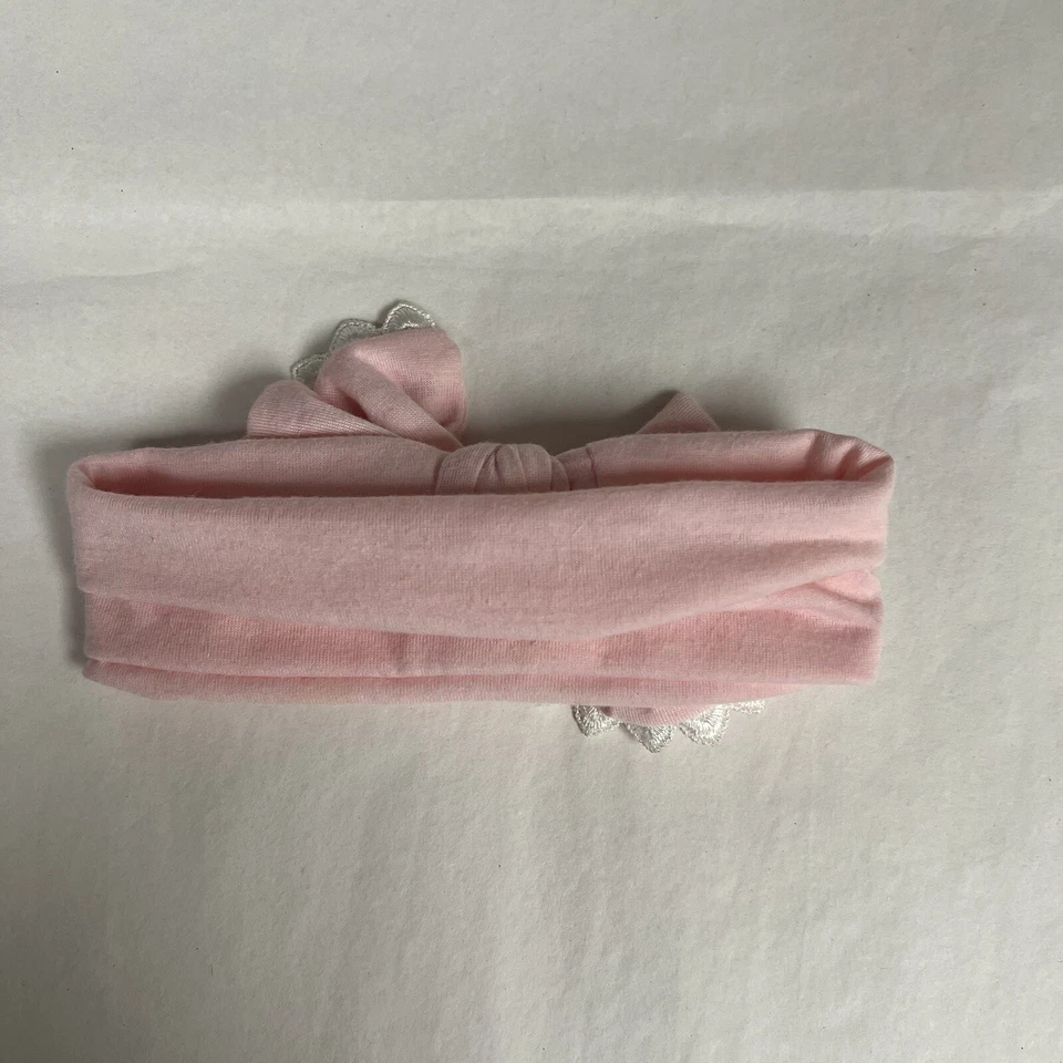 Baby Girl Soft Bow Headband Infant Toddler Bowknot Hairband Head Wrap Headwear - Image 2 of 4