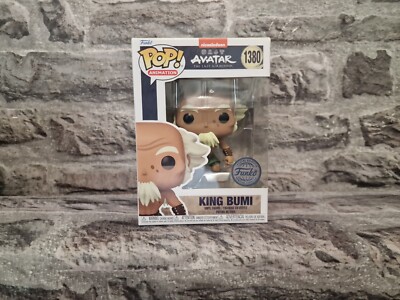 Funko Pop King Bumi 1380 Avatar Herr der Elemente The Last Airbender Special Ed.