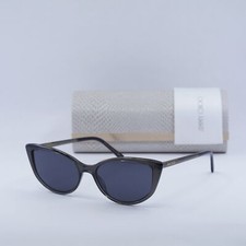 New JIMMY CHOO NADIA/S 0Y6U IR Glitter Grey/Grey 56-17-145 Sunglasses