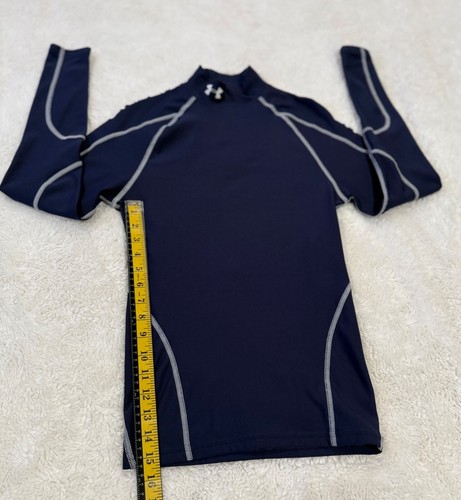 UNDER ARMOUR TEEN'S COMPRESSION COLDGEAR BLUE SIZE-MEDIUM. - Picture 12 of 21
