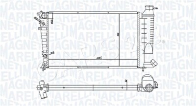  MARELLI Radiator For CITROEN Xsara Zx PEUGEOT 306 91-02