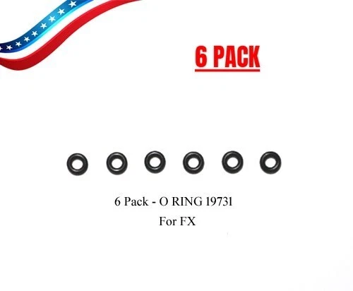 6 Pack - 19695 Regulator Screw - 19731 O-Ring for FX