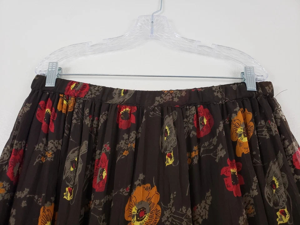 (5/5) Krazy Kat Tiered Womens Skirt Sz XXL Boho Fairy Cottagecore Grandmacore - Image 2 of 4