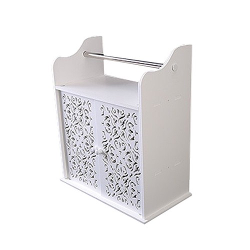 Bathroom Wall Cabinet Over The Toilet Space Saver Storage Medicine Cabinet 2Door - Picture 7 of 12