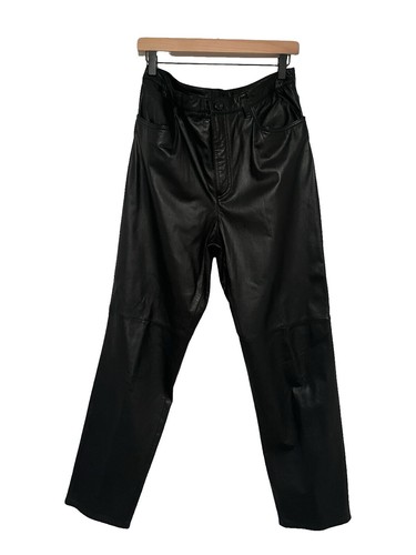 Coach New York Italian Made Leather Motorcycle Pants Size 0 | eBay