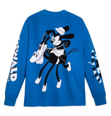 Oswald the Lucky Rabbit Long Sleeve T-Shirt for Adults – Disney100