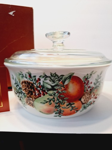 Lenox Williamsburg Buchsbaum & Kiefer Auflaufform & Deckel, 1,5 Quart, festlich! - Bild 4 von 9