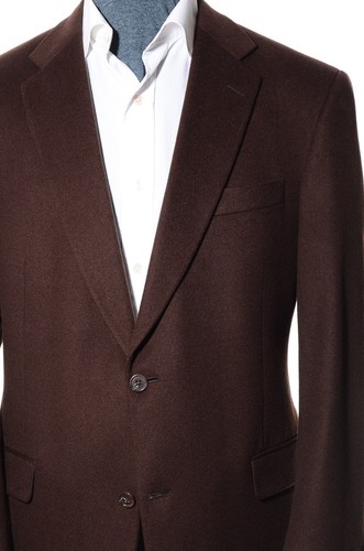 44R Hart Schaffner Marx USA Gold Brown Soft Cashmere Sport Coat Blazer Jacket XL - 第 2/9 張圖片