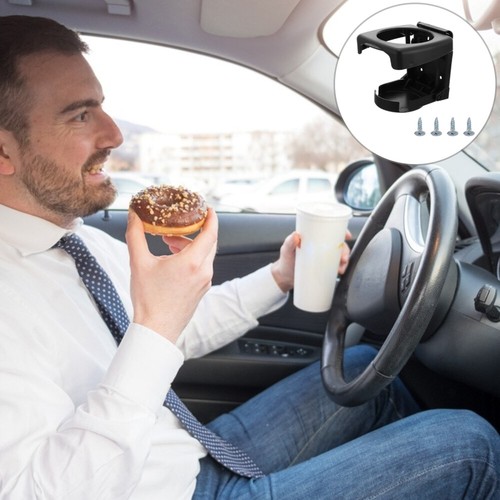 2Pcs Car Foldable Cup Holder Cup Holder Brackets Folding Drink Cup Holder Screws - Afbeelding 8 van 12