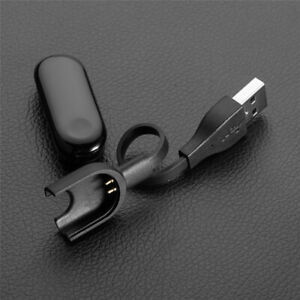 Cable USB Cargador Dock para Reloj inteligente Xiaomi Mi Band 3 Smartwatch Negro