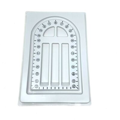 Bead Board Kunststoff Organiser für Perlschnüre Fächer Schmucktablett Anchor