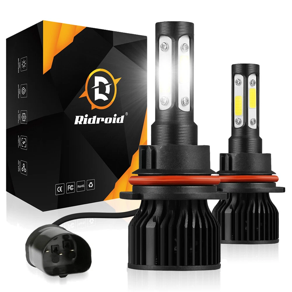 HB5 9007 LED Headlights 360000LM LED Lights Bulbs Kit High Low Beam Super Bright