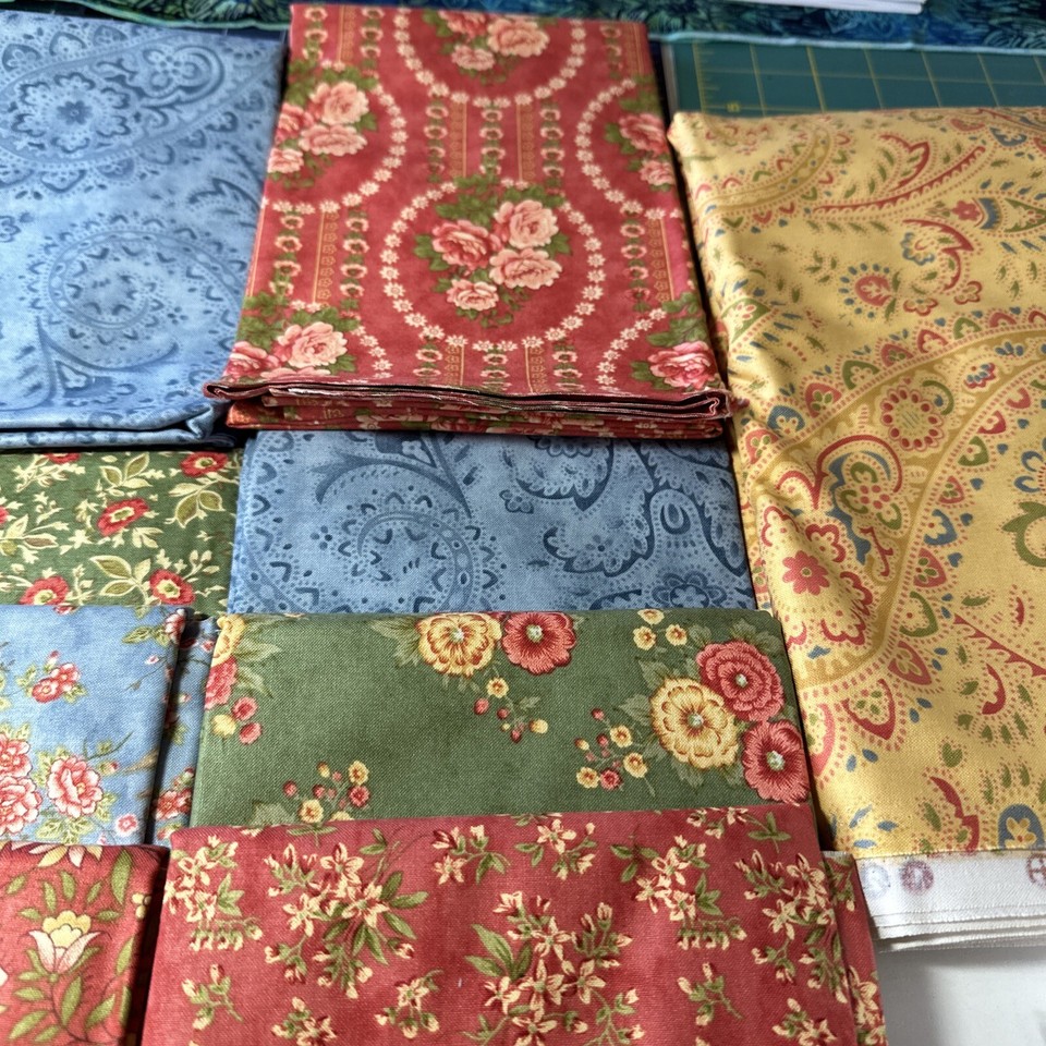 April Cornell For Moda Quilt Kit Portugal 2008 OOP Beautiful Fabrics eBay