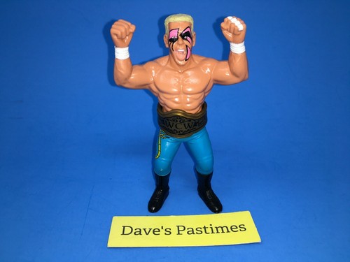 1990 WCW Galoob Sting Figure WWE WWF with Champion...