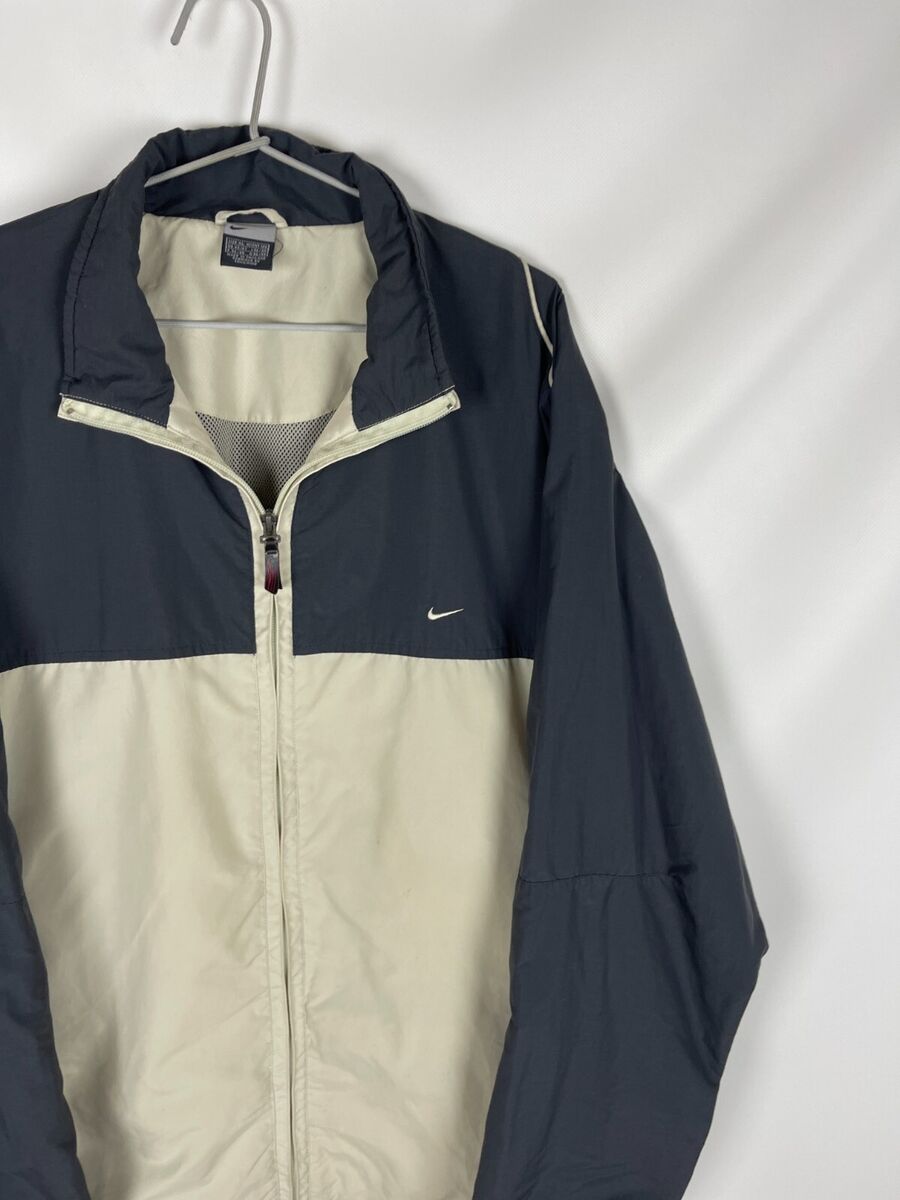 Nike vintage y2k black beige track top zip jacket | eBay Nike vintage y2k black beige track top zip jacket | eBay