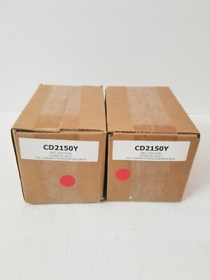 Pack of 2 Yellow Toner Cartridge for Dell 2150 Multi-Function 2155cn 2150cdn