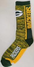NFL Green Bay Packers Men's Socks, New (JUMP)