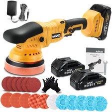 Cordless 5-inch Random Orbital Car Buffer Polisher Kit Cordless 5-inch Random Orbital Car Buffer Polisher Kit
