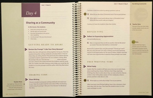 2nd - Being a Writer TEACHER'S MANUAL (Vol. 1 and Vol. 2) & ASSESSMENT RESOURCE - Picture 6 of 12