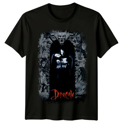 Dracula 1992 Bram Stoker's Movie Poster T-Shirt Retro Horror Graphic Tee S-5XL