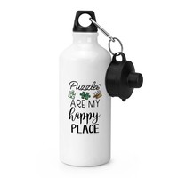 Puzzles Sind Mein Happy Platz Sports Wasserflasche Oma Mama Lustig