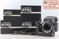 Rare  Unused Bronica ETRSi AE-II Finder 120 Back Motor Winder Camera Set Japan