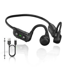 Bone Conduction Headphones Bluetooth 5.3, Wireless Open Ear Earphones, IPX5 W...
