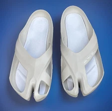 Ccilu Telic Stepping Stone Fusion Sandals Shoes Mens 12 Beige Comfort Split Toe