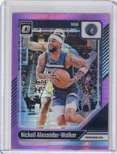 Nickeil Alexander-Walker - 2024-25 Donruss Optic - Hyper Pink - Timberwolves