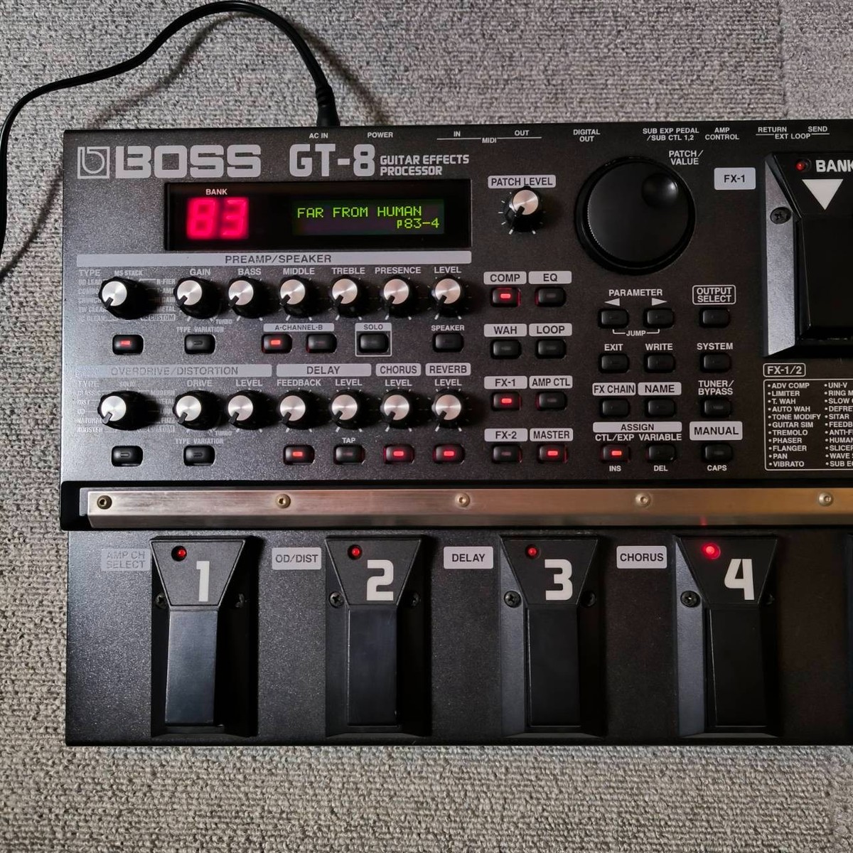 Boss GT-8 Multi-Effects Guitar Effect Pedal for sale online | eBay