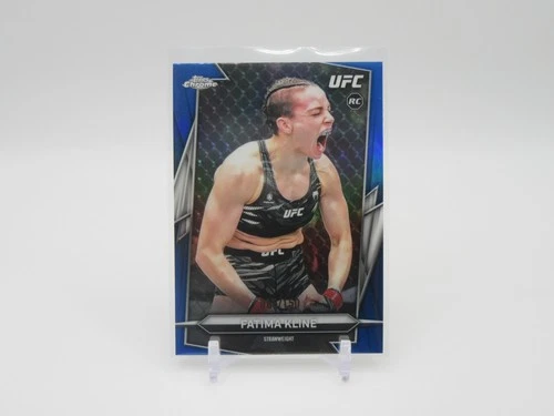 2026 Topps Chrome UFC Fatima Kline RC Blue Rookie Card /150
