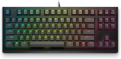 Low-Profile RGB Gaming Keyboard AW510K, Alienfx per Key RGB LED Color Backlighti
