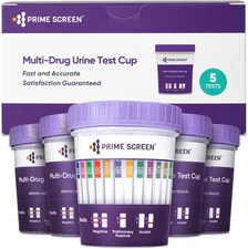 [5 Pack]  14 Panel Urine Drug Test Cup - Instant Testing 99% Accurate Testing