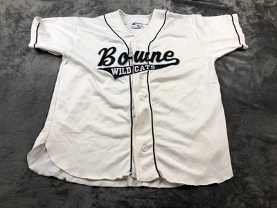 Champro Wildcats Baseball Trikot Herren Large Oversized Weiß Kurzarm