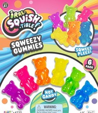 JA-RU Mini Gummy Bear Stress Relief Fidget Toys, Pencil Toppers