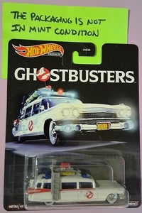 Hot Wheels 2020 Retro Real Riders Ghostbusters ECTO-1 Die-Cast Vehicle USED