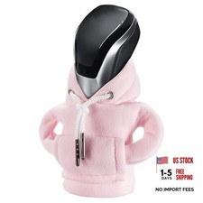 Gear Shift Hoodie, Universal Car Shift Knob Cover, Mini Hoodie for Car Pink