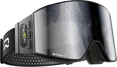 SKIWARRIOR Skibrille Smart Wireless Intercom Audio G01 mit Zeiss Linse - GRAU