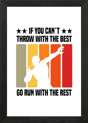 Shot Put Shot Putter Geschenke gerahmtes Wandbild Poster Leinwanddruck Bild