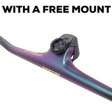  Manubrio abitacolo integrato bici mtb mtb -20° full fibra di carbonio 740/760mm