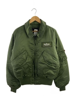 Alpha Industries Flight Jacket/M/Nylon/Grn/Plain/7975952004 3652