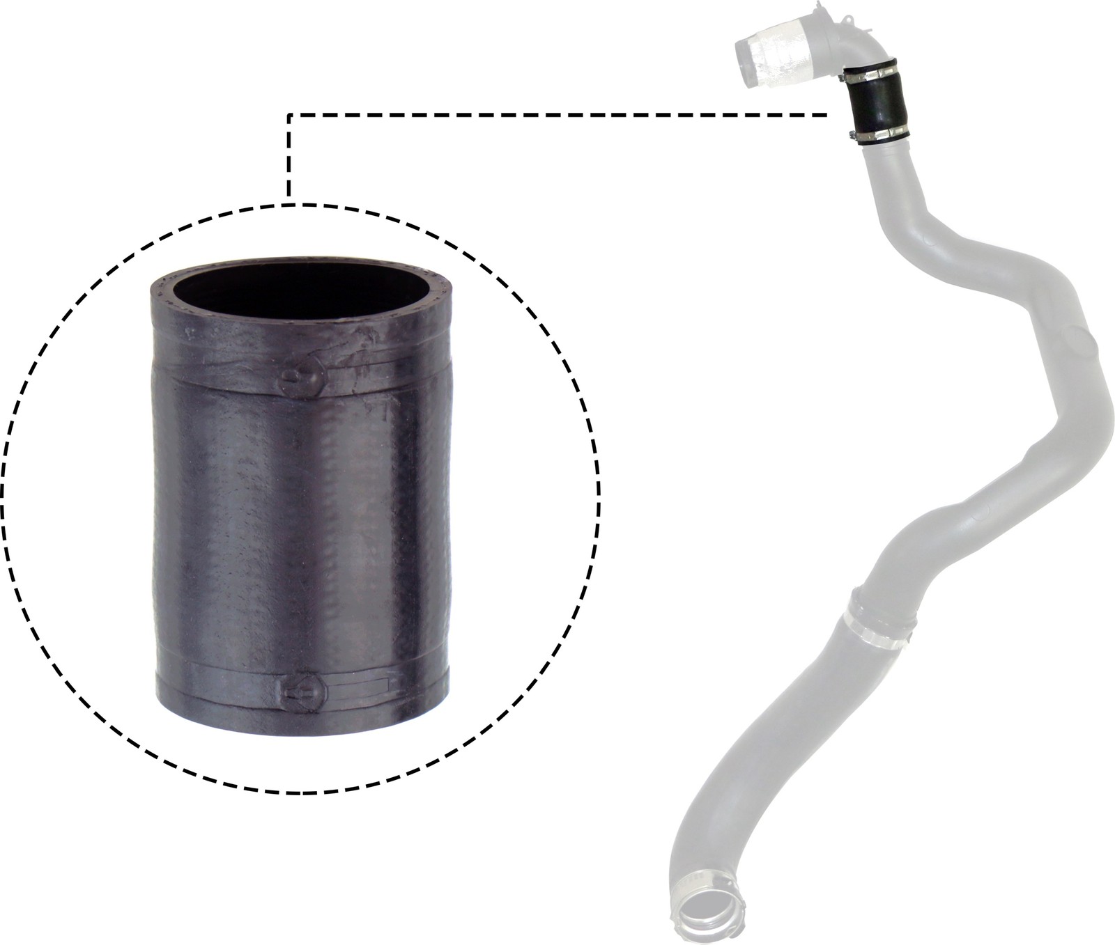 GATES-OE 09-0534 Charge Air Hose for OPEL,RENAULT,VAUXHALL