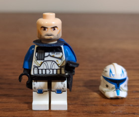 LEGO 75012 Captain Rex Phase 2 Pauldron Kama sw0450 sw0359 + Build Pieces EUC