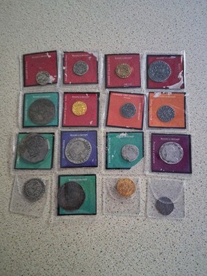 Rulers of Britain Coin Collection (16 coins) supplied in plastic ...