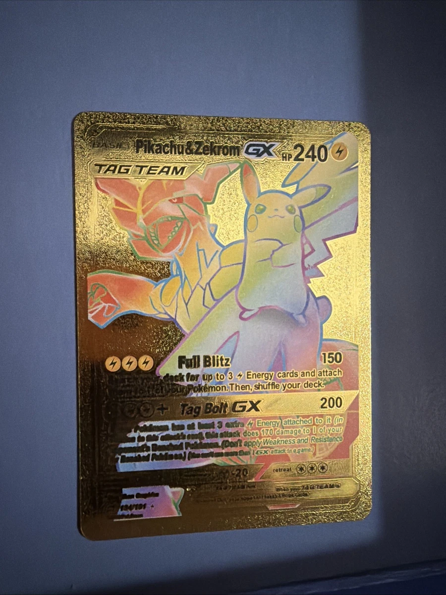 Las mejores ofertas en Pikachu & Zekrom GX 221/173 Sm12a: Tag Team