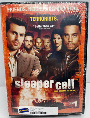 2006 Sleeper Cell Season One 3 Disc Set DVD W/ Original Blockbuster Sticker!