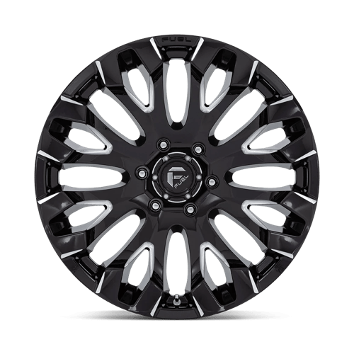20X9 Fuel 1PC D828 QUAKE 6X5.5 1MM GLOSS BLACK MILLED | eBay